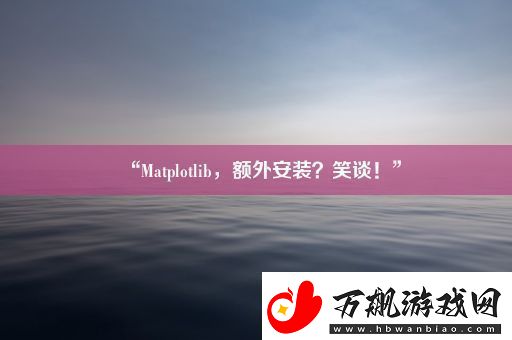 “Matplotlib