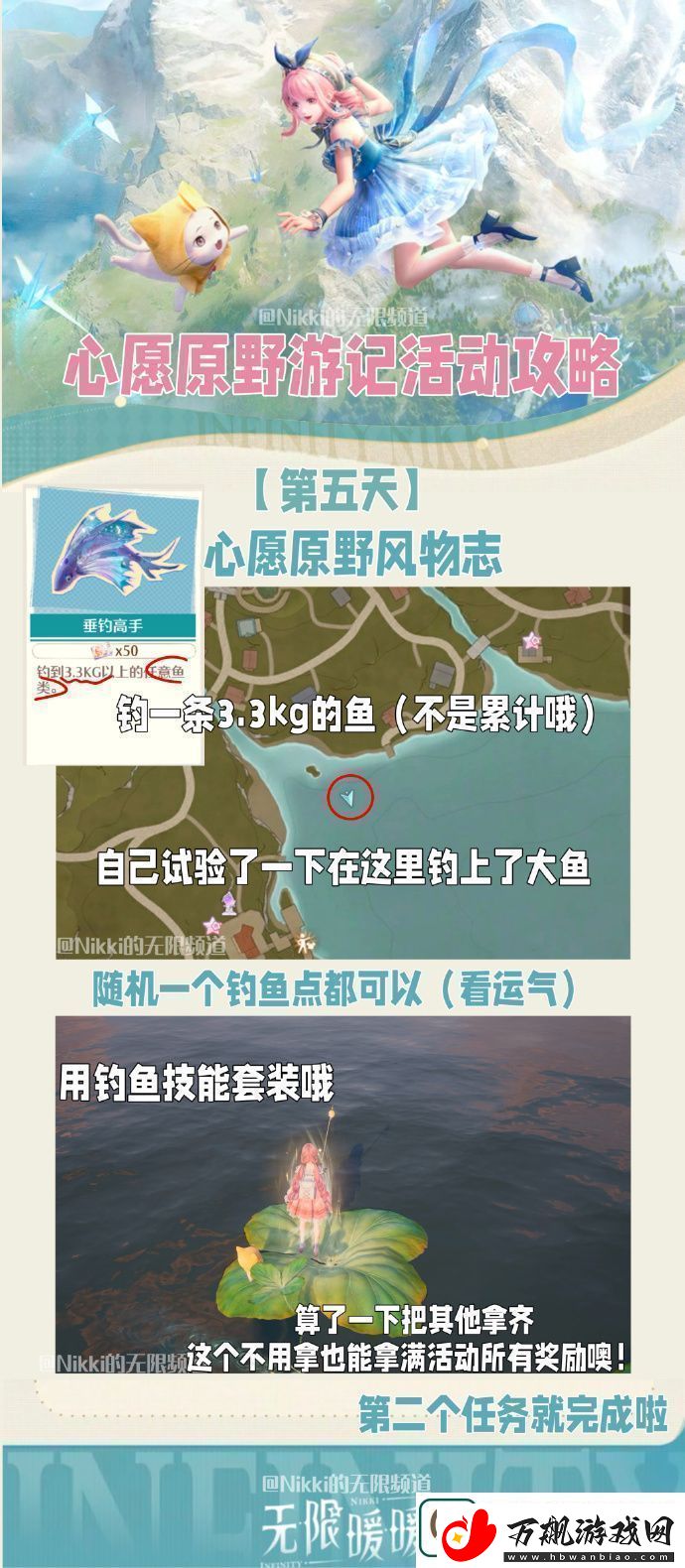 无限暖暖心愿原野游记第五天怎么玩心愿原野游记公测活动介绍