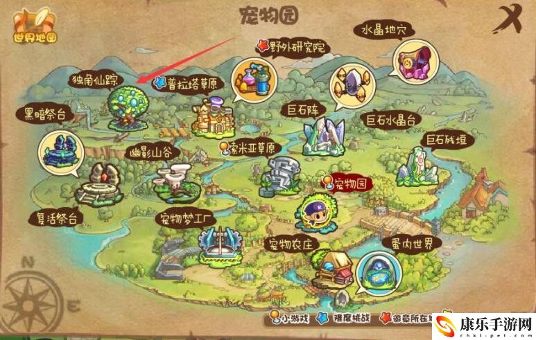 洛克王国仙灵独角兽位置介绍