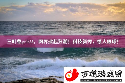 三叶草gw9355-网界掀起狂潮！科技新秀-惊人眼球！