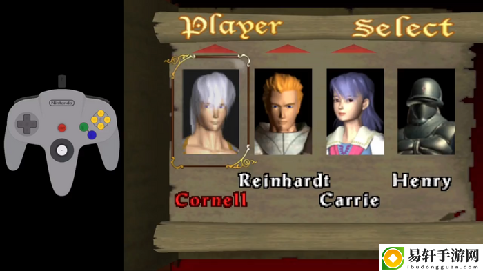 时隔25年高玩发现N64版恶魔城秘技-开局即可解锁全角色