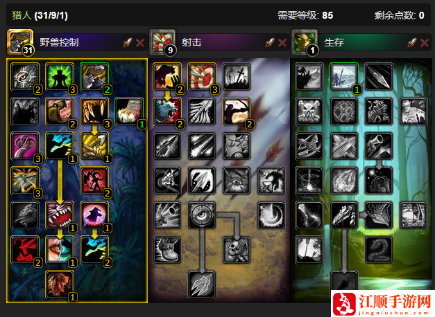 魔兽世界CTM怀旧服兽王猎天赋加点
