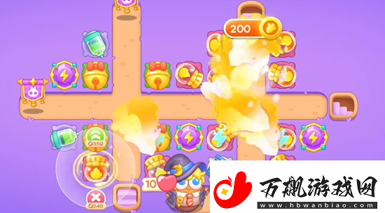 保卫萝卜4阿波与魔法宝藏第57关通关攻略