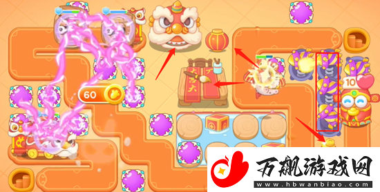 保卫萝卜4福神大作战第4关怎么过
