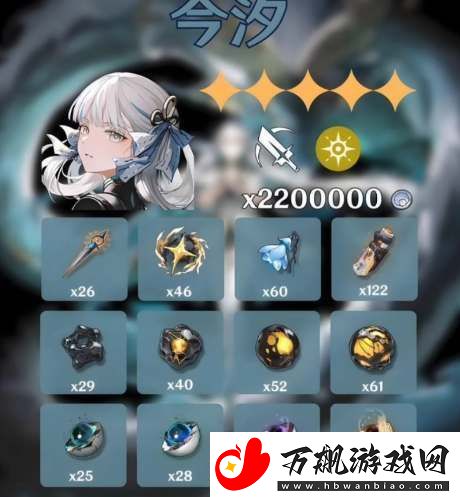 鸣潮今汐升级突破材料一览