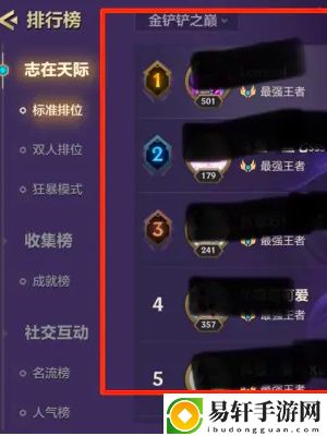 金铲铲之战显示铲铲会排名方法-金铲铲之战怎么显示铲铲会排名