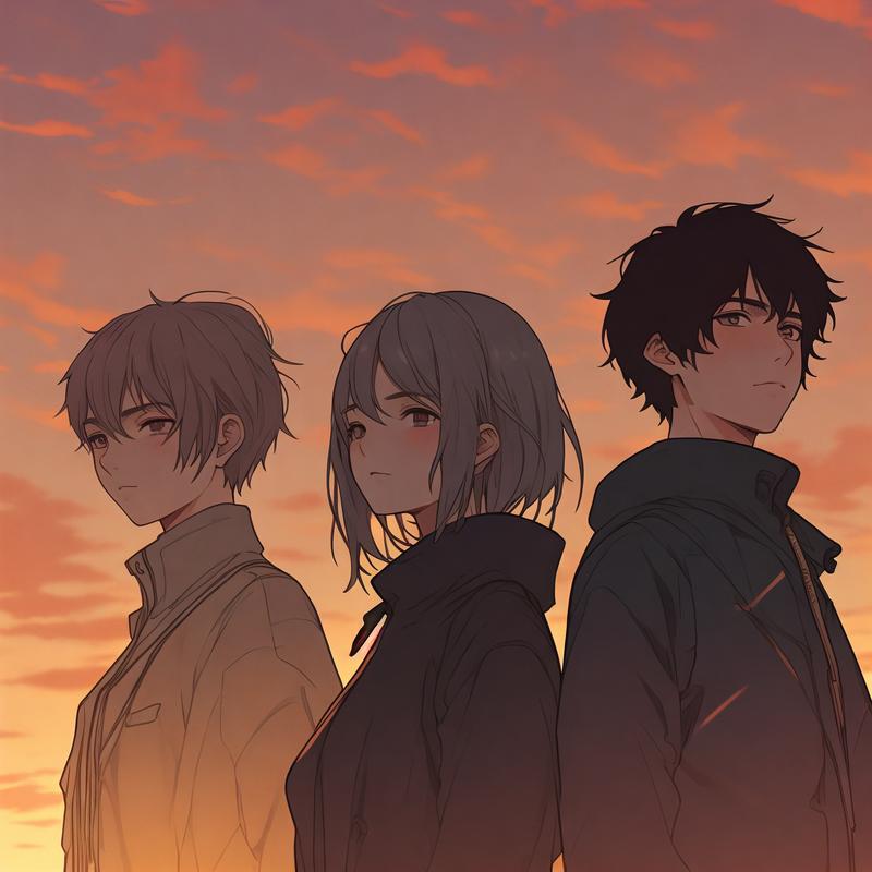 两男一女