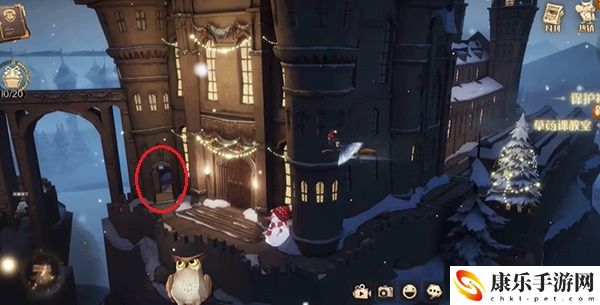 哈利波特魔法觉醒彩蛋雪人位置在哪？