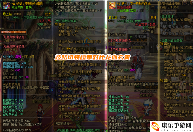 dnf卢克西装备