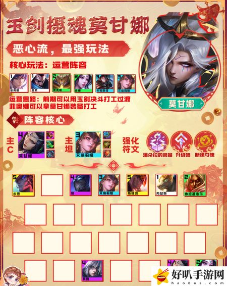 金铲铲之战玉剑摄魂莫甘娜阵容推荐 玉剑摄魂莫甘娜阵容装备搭配攻略