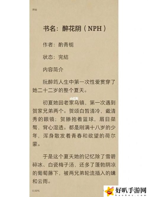 《醉花阴(N)》作者酌青栀